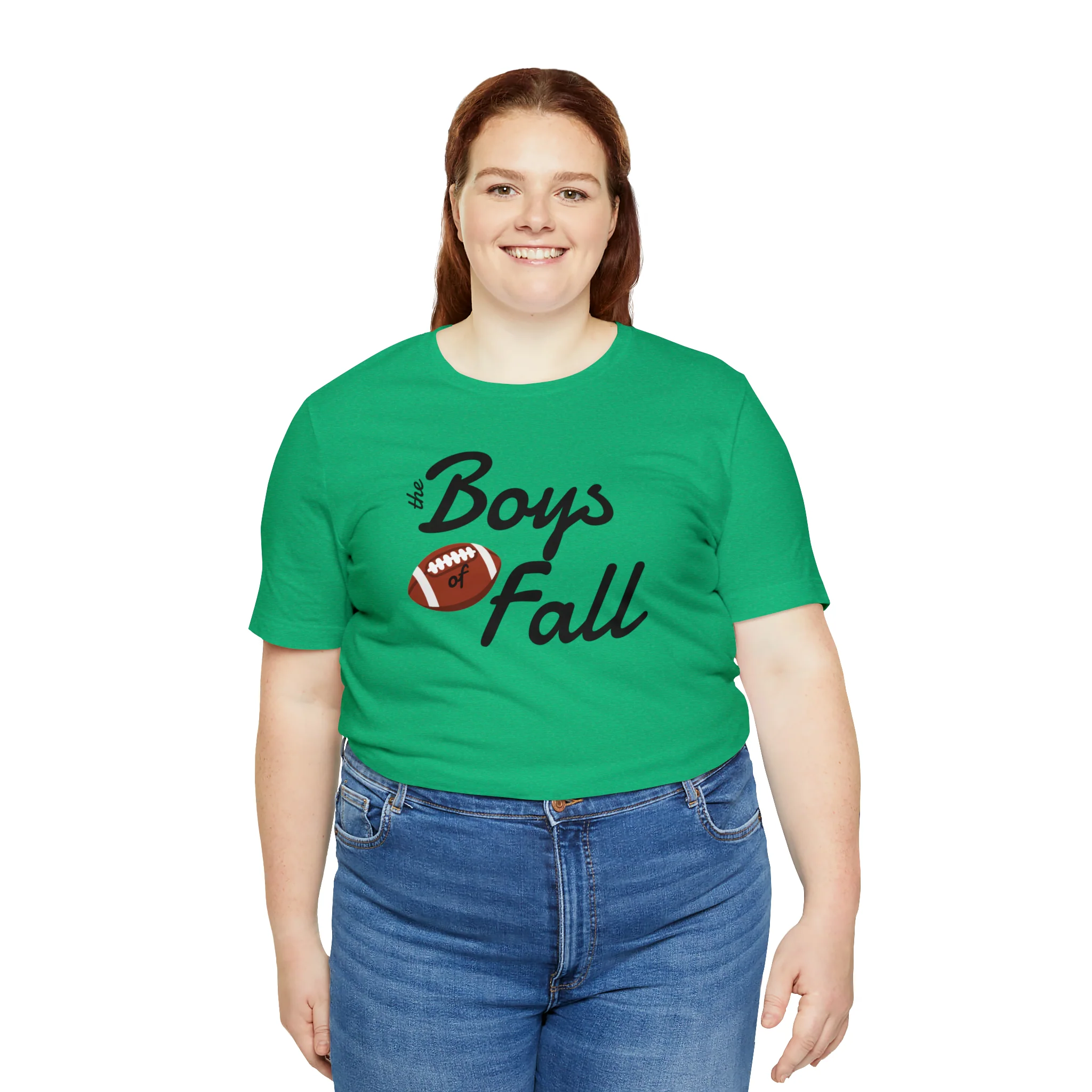 Boys of Fall Football Patch Unisex Softstyle T-Shirt