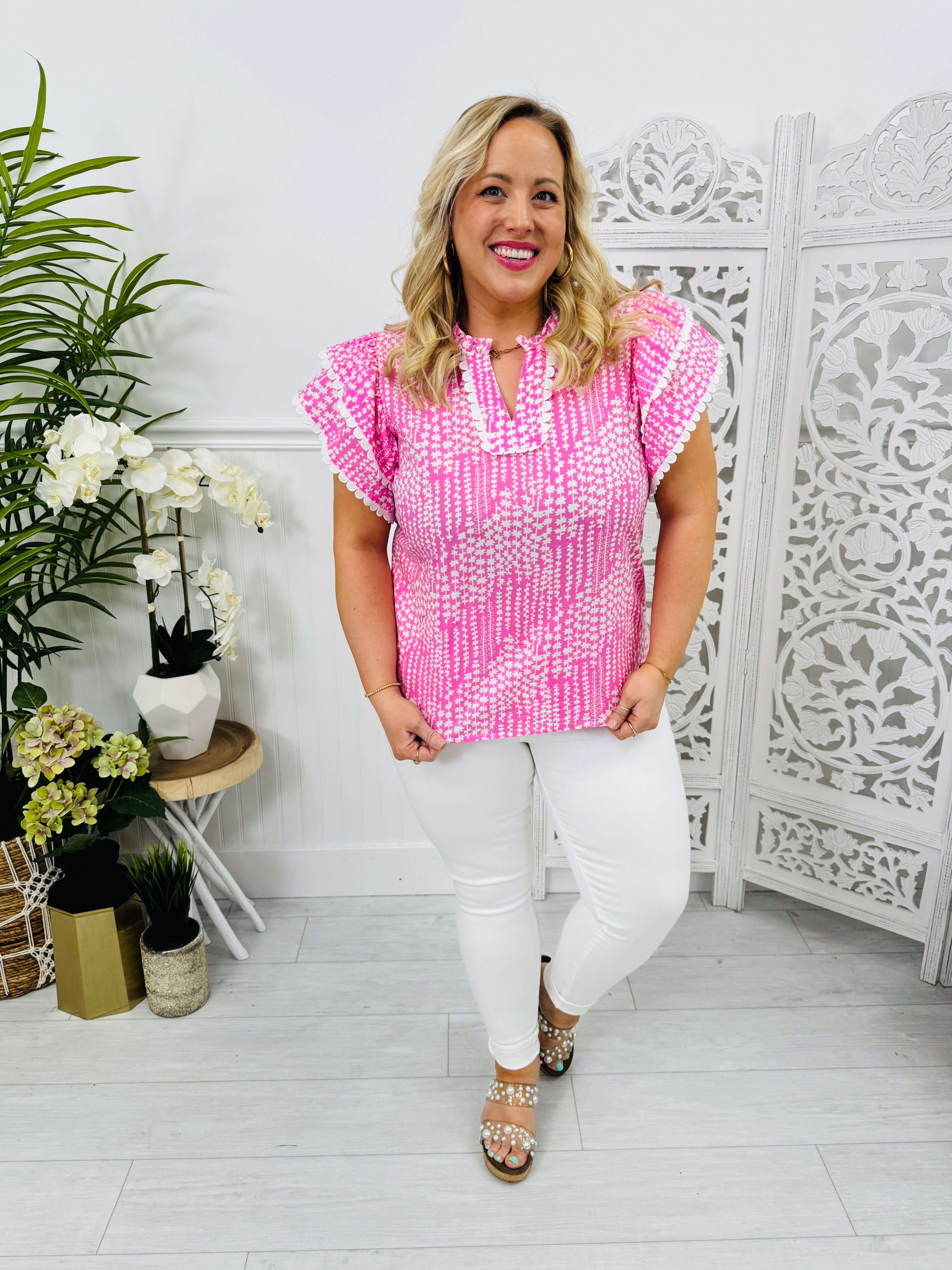 Ruffle Ready Top