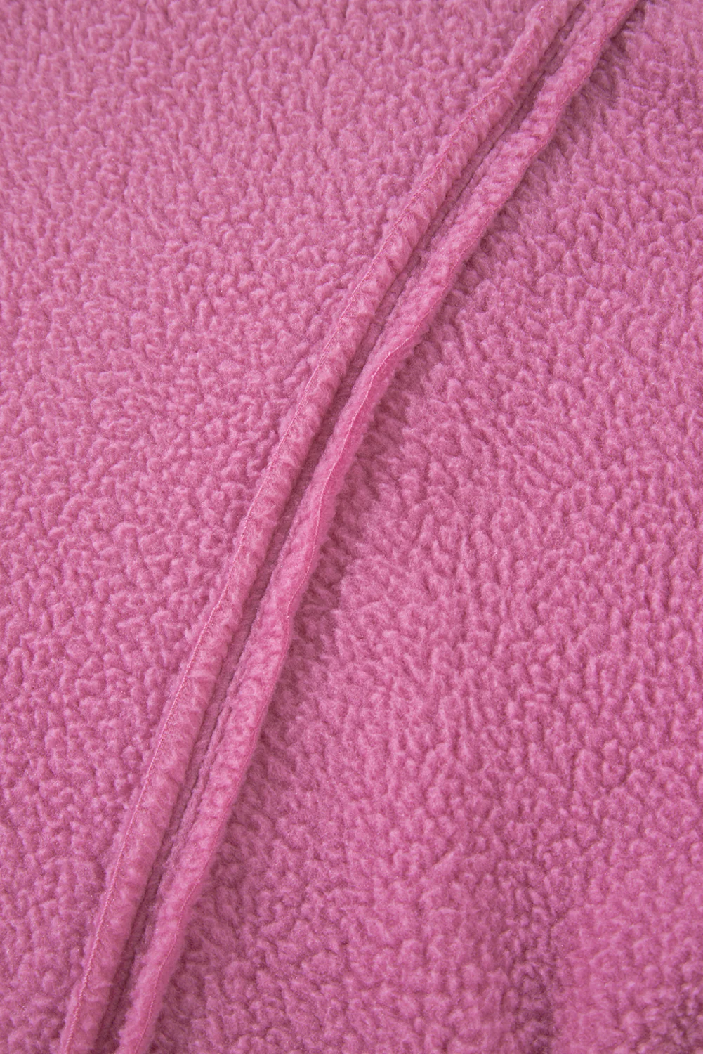 Bright Sherpa Seamed Drop Shoulder Oversized Sweatshirt