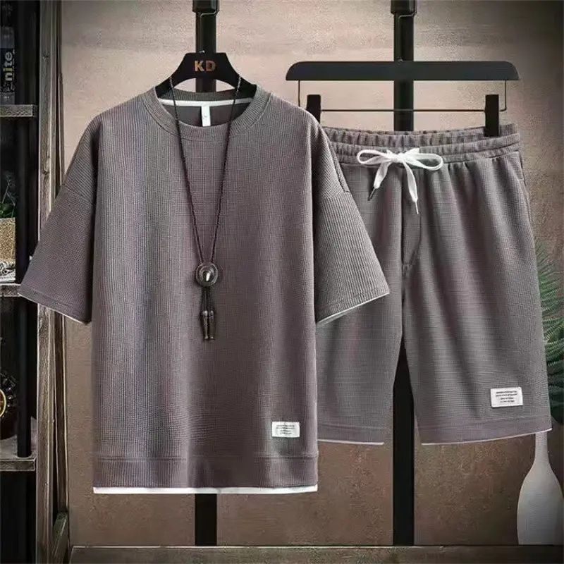 🔥Men’s 2-Piece Oversized Minimalist Drawstring Clothing Set