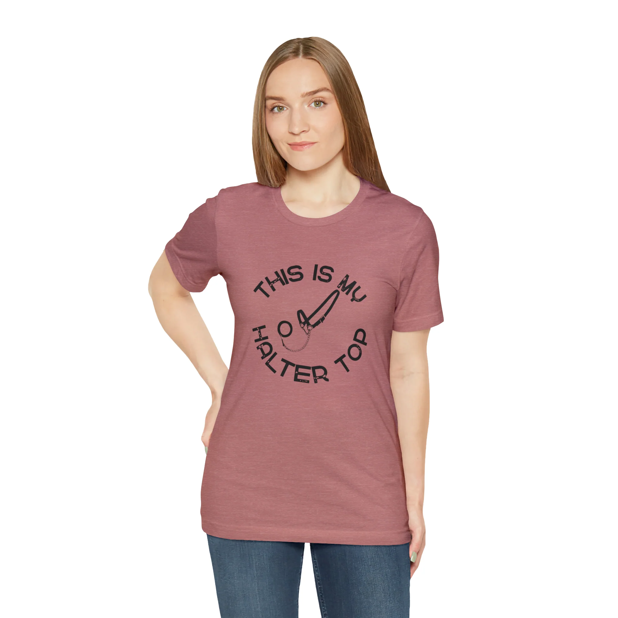 This is My Halter Top Unisex Jersey Short Sleeve Tee