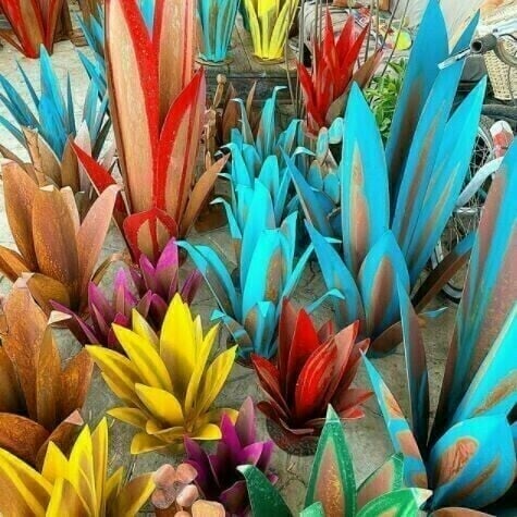 Anti rust Metal Tequila Agave Plant
