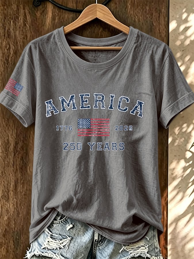 Women's Casual Print Short-Sleeve T-Shirt