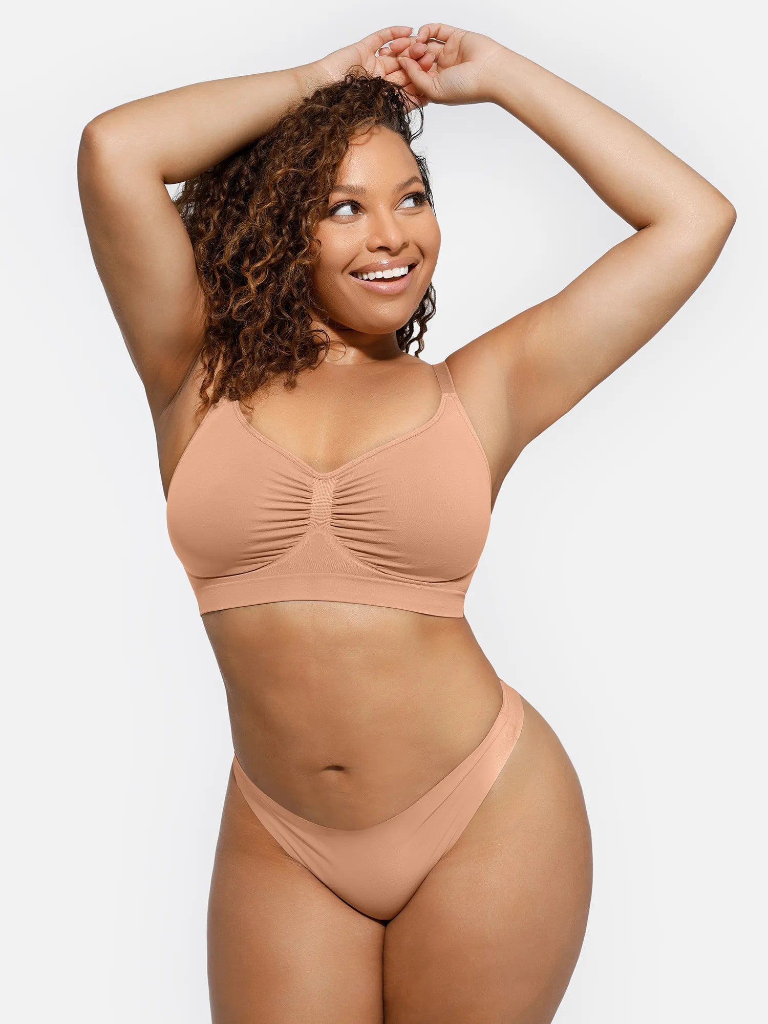 Feelingirl Everyday Wireless Bra Unlined Soft Bra