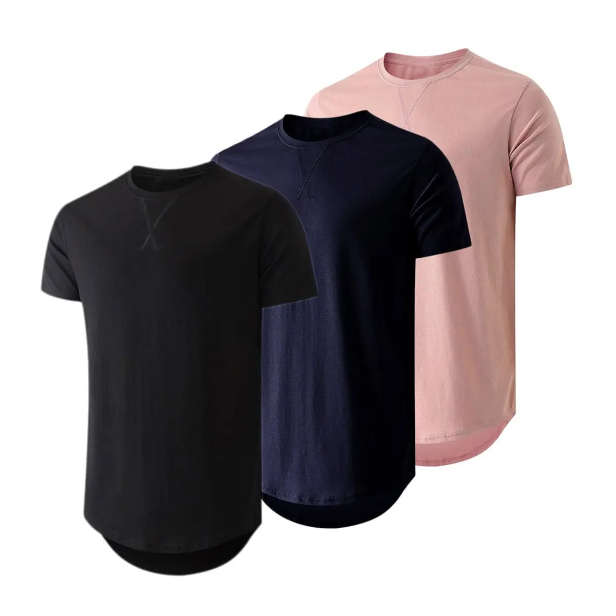 Men's Cotton Hipster Crewneck T-Shirts