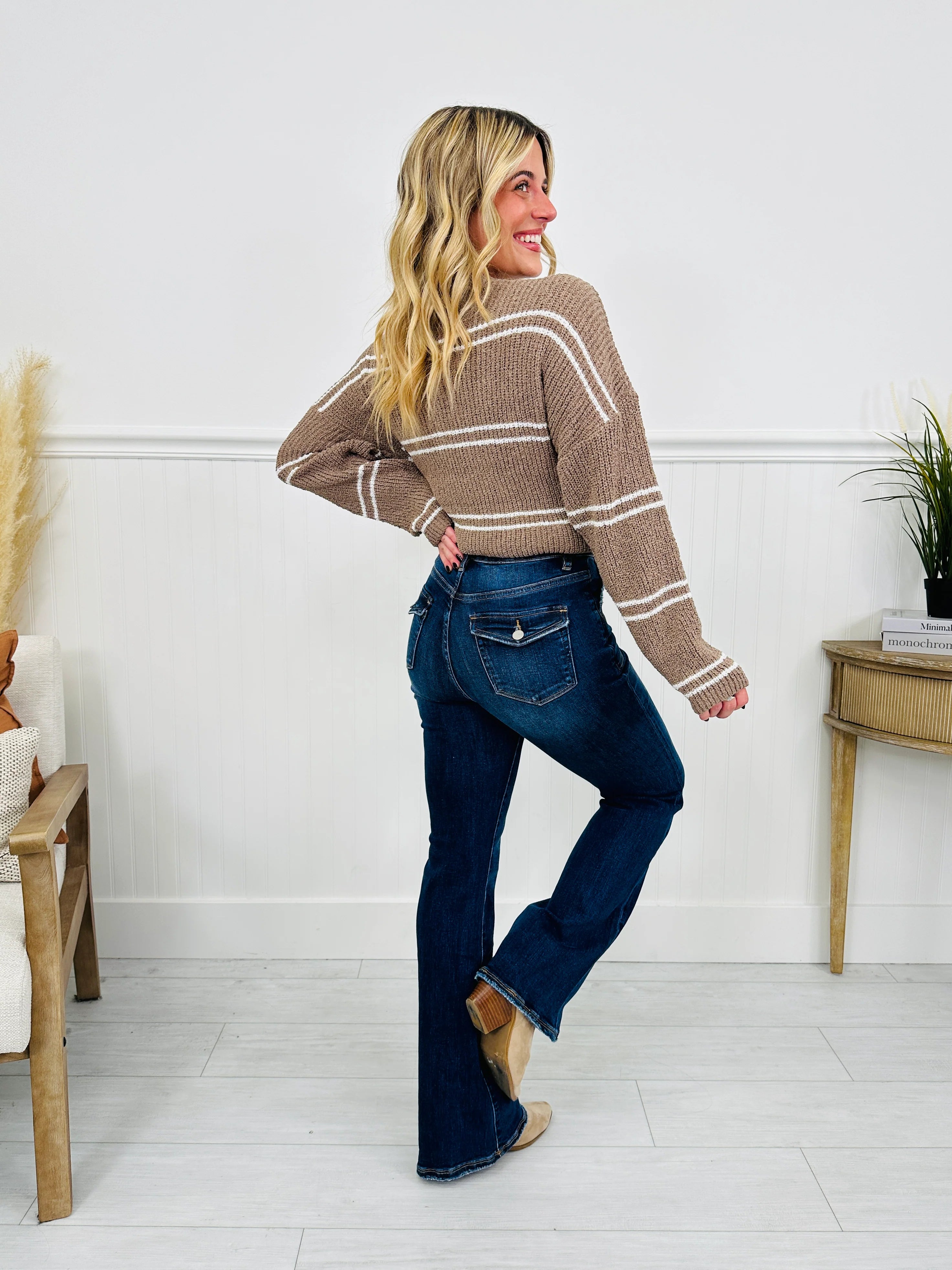 Pocket Goals Tummy Control Bootcut Jeans