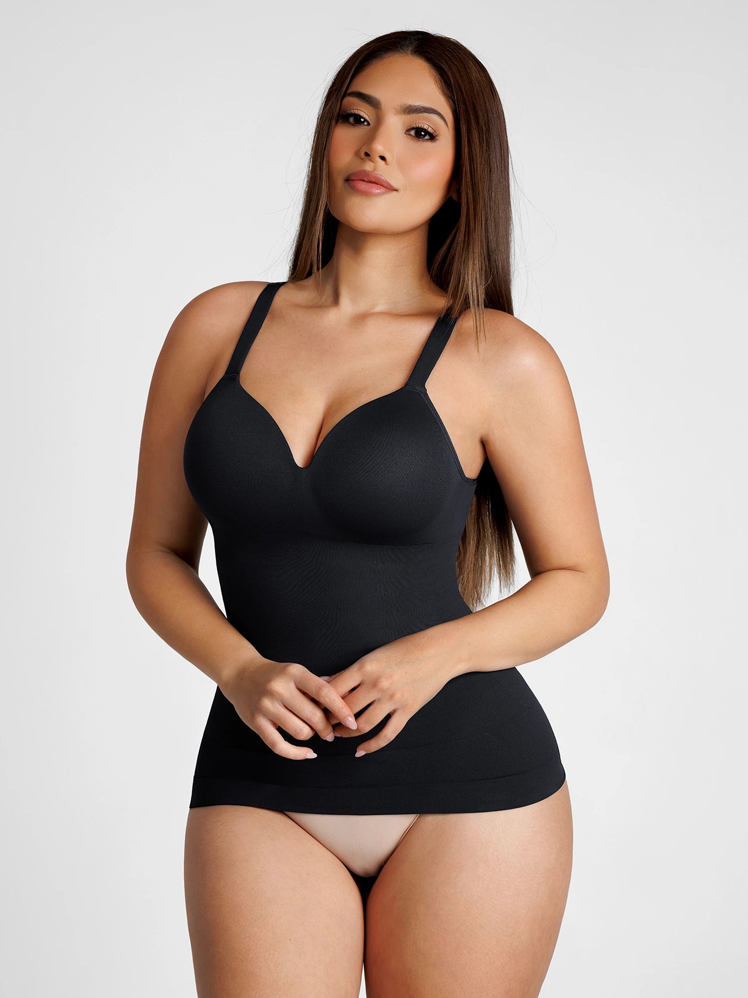 Feelingirl Seamless Built-In Bra Cami Top