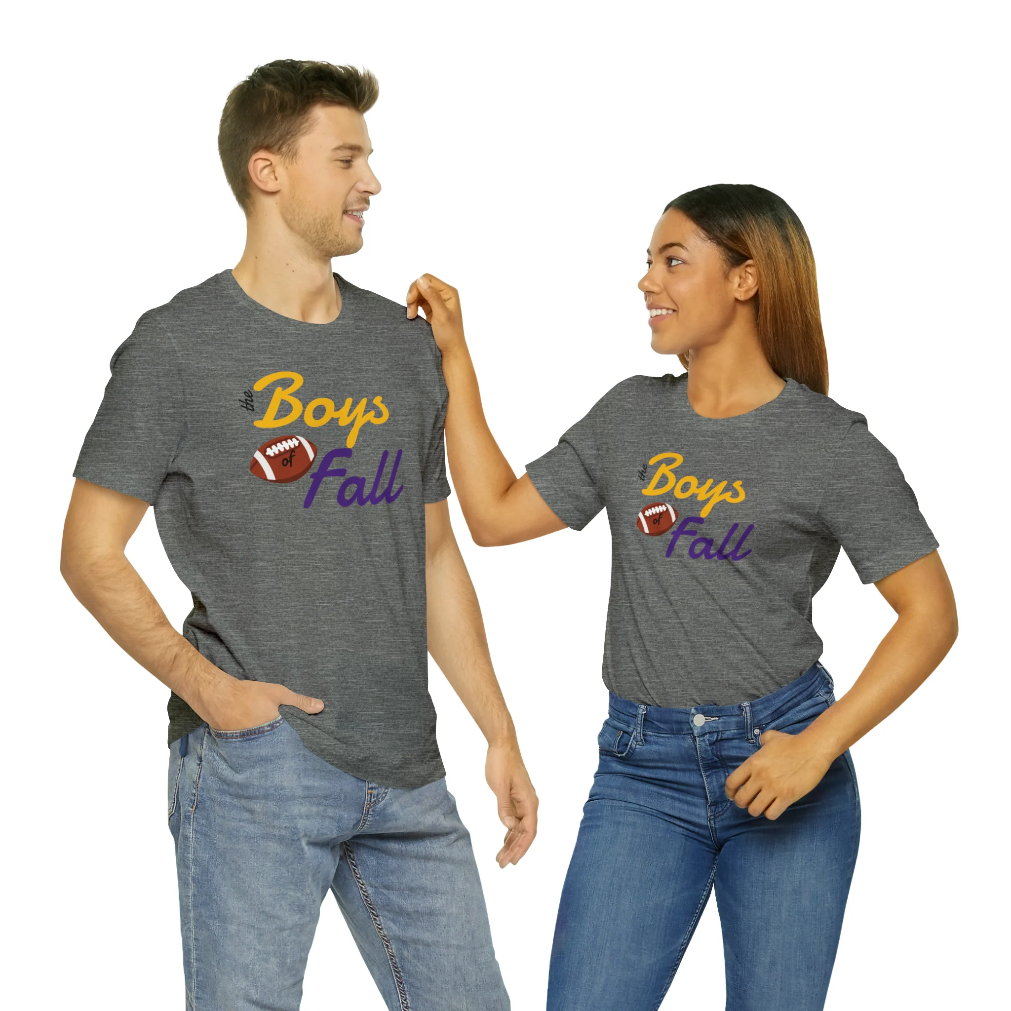 Boys of Fall Football Patch Unisex Softstyle T-Shirt