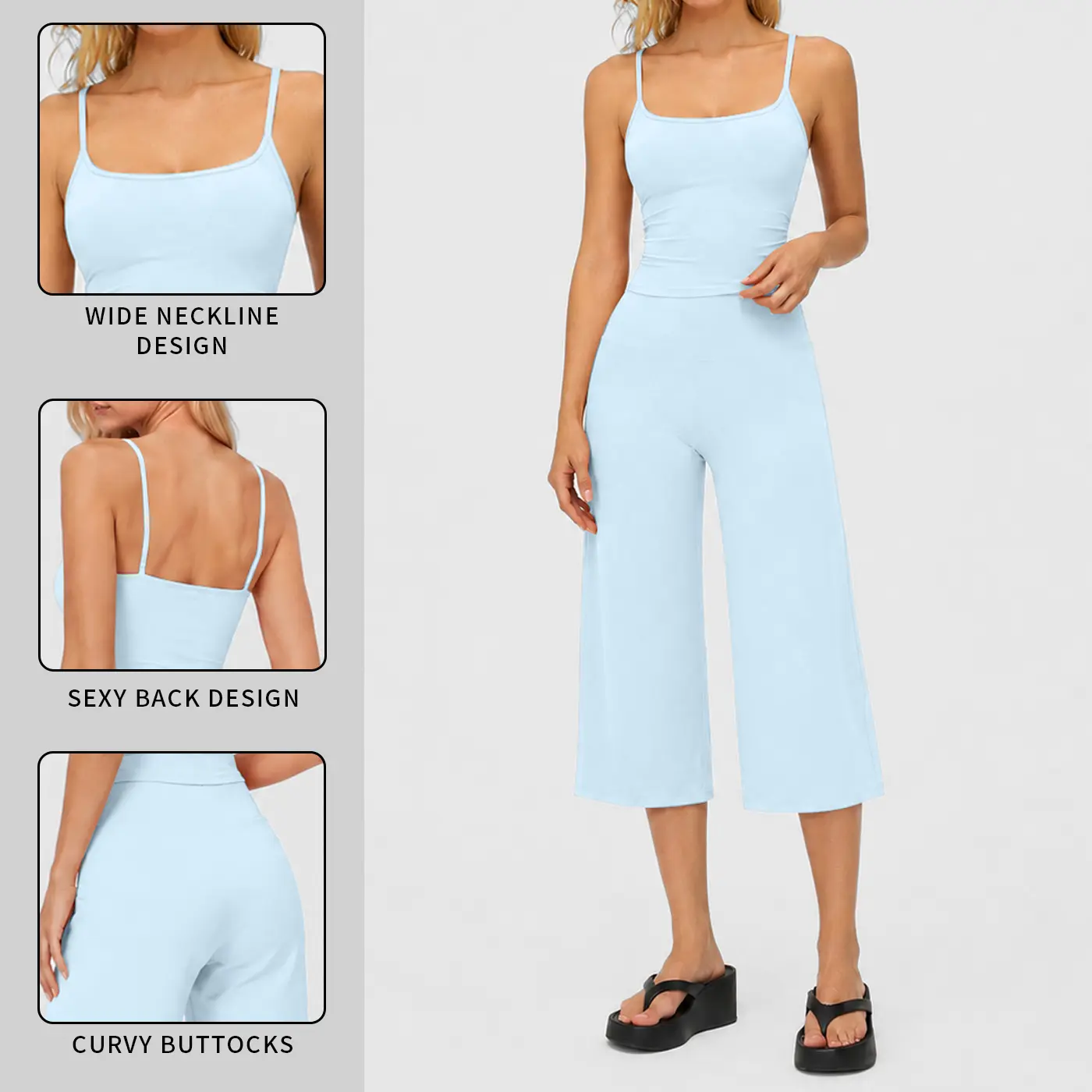 Women's 2-Piece Athleisure Fitness Clothes