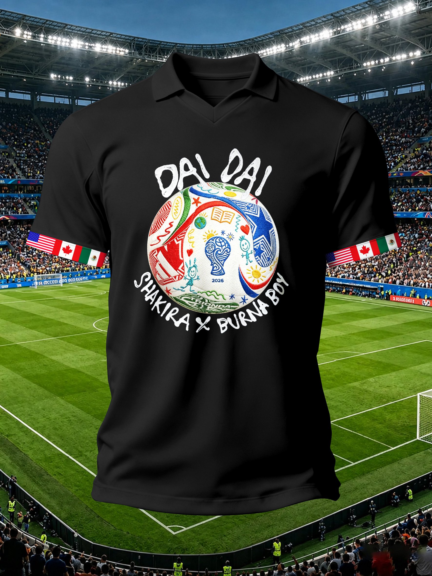 Men's Dai Dai Printed Casual T-shirt