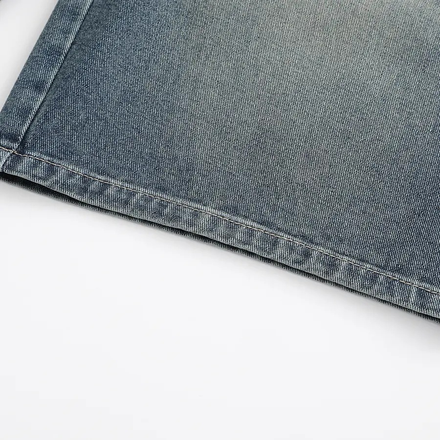 Men’s 3-Piece Vintage Washed Wide-Leg Denim Shorts Set
