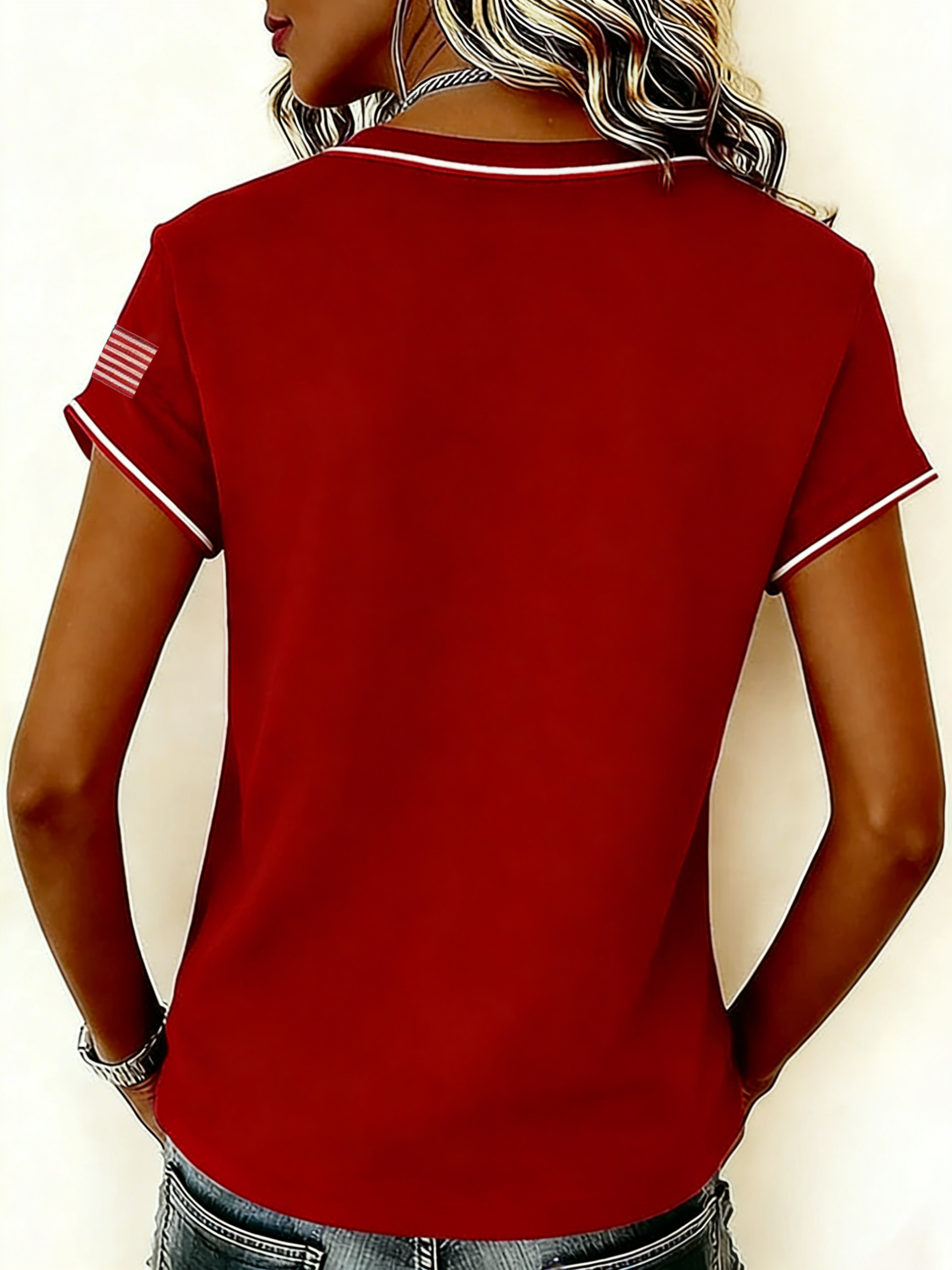 Women's 250 Years of Freedom V-Neck T-Shirts
