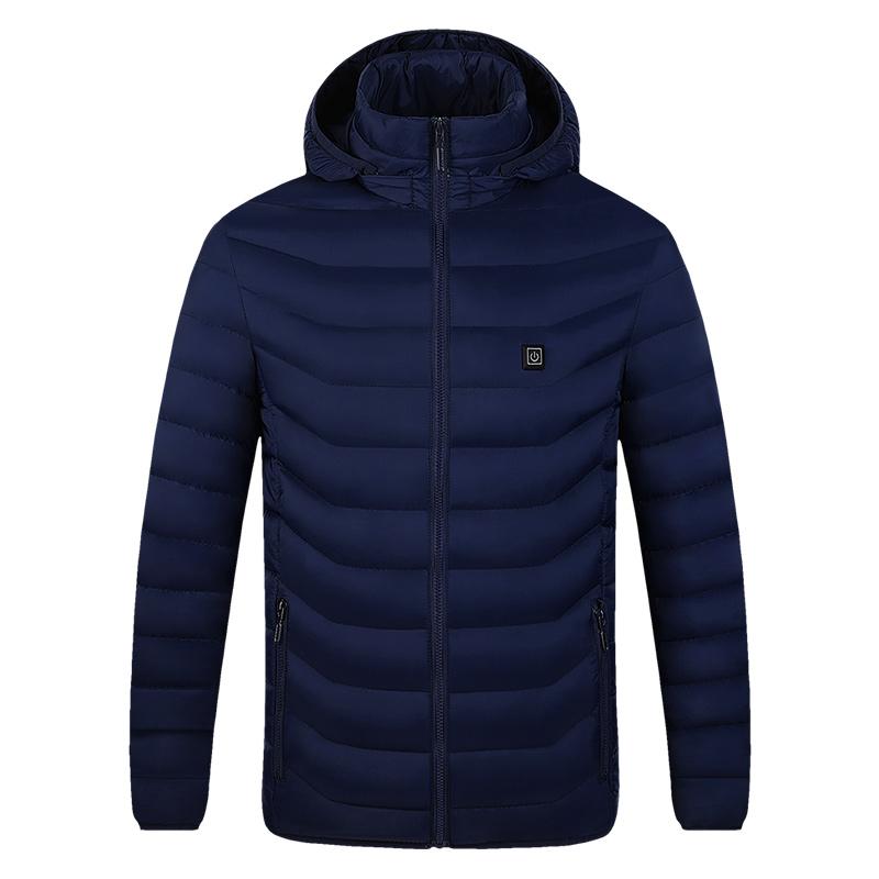 Men’s Heated Waterproof Vest – 9 Heating Zones, Full-Zip Winter Outdoor Vest