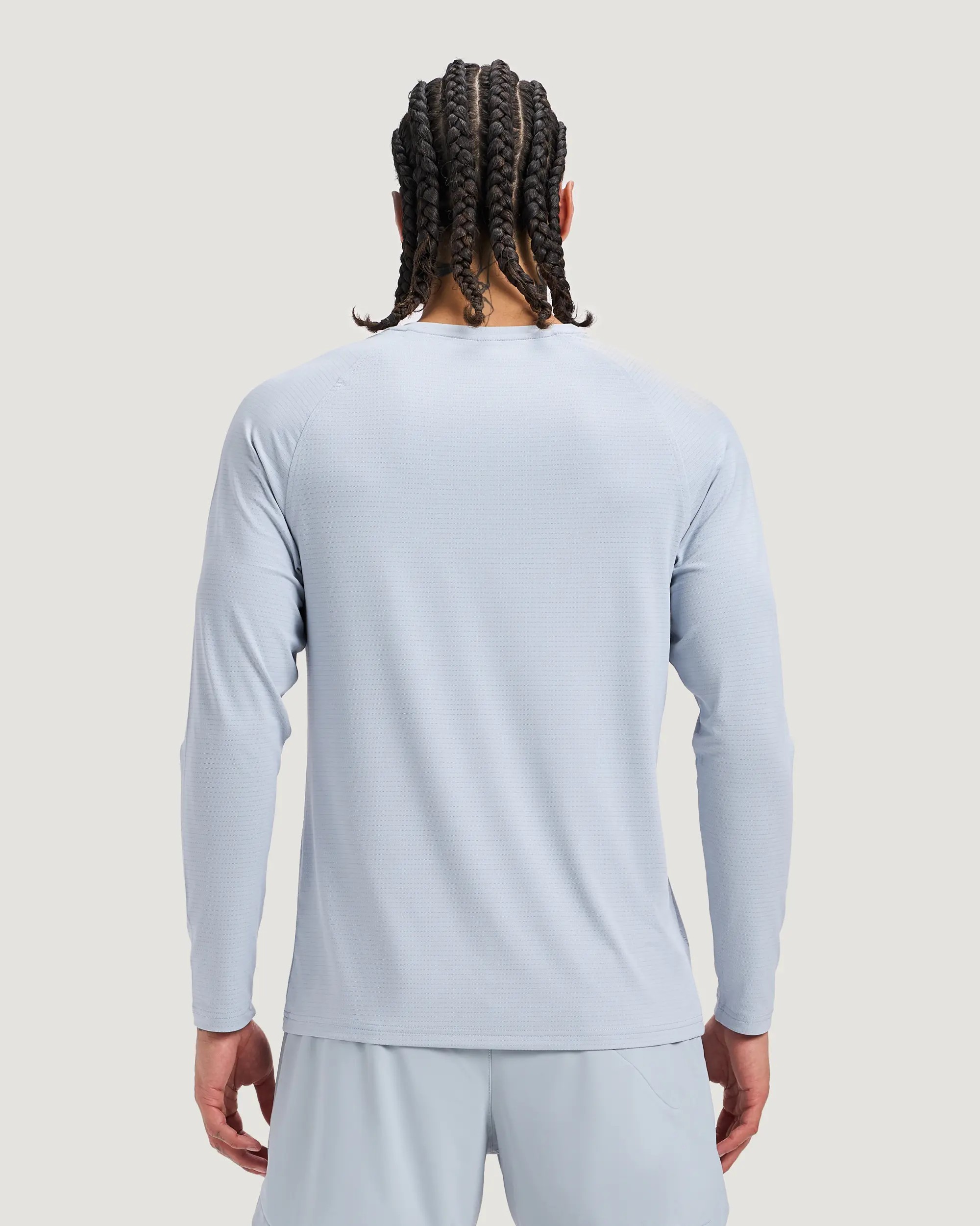 Men's Long Sleeve Athletic Fitted Tee – Soft Stretch Essential Top