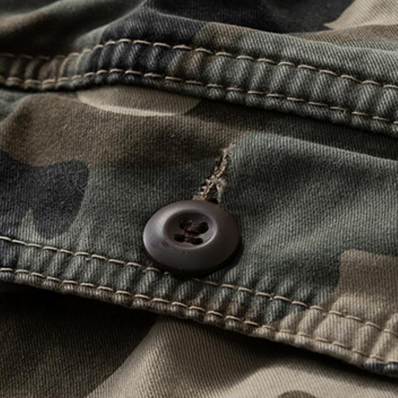 Men's Lightweight Camouflage Cargo Pants for Summer