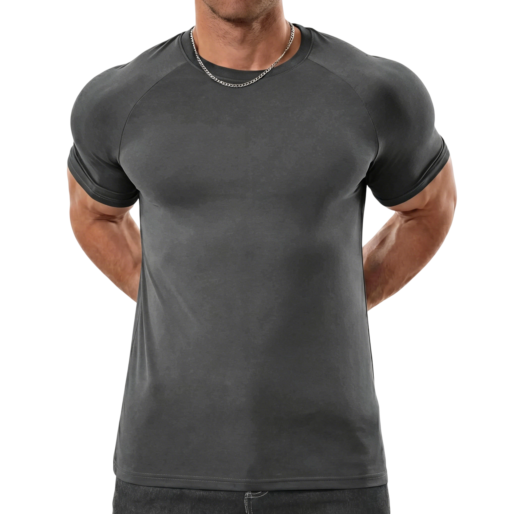 Men's Raglan Sleeve Tee, Athletic Tapered Fit