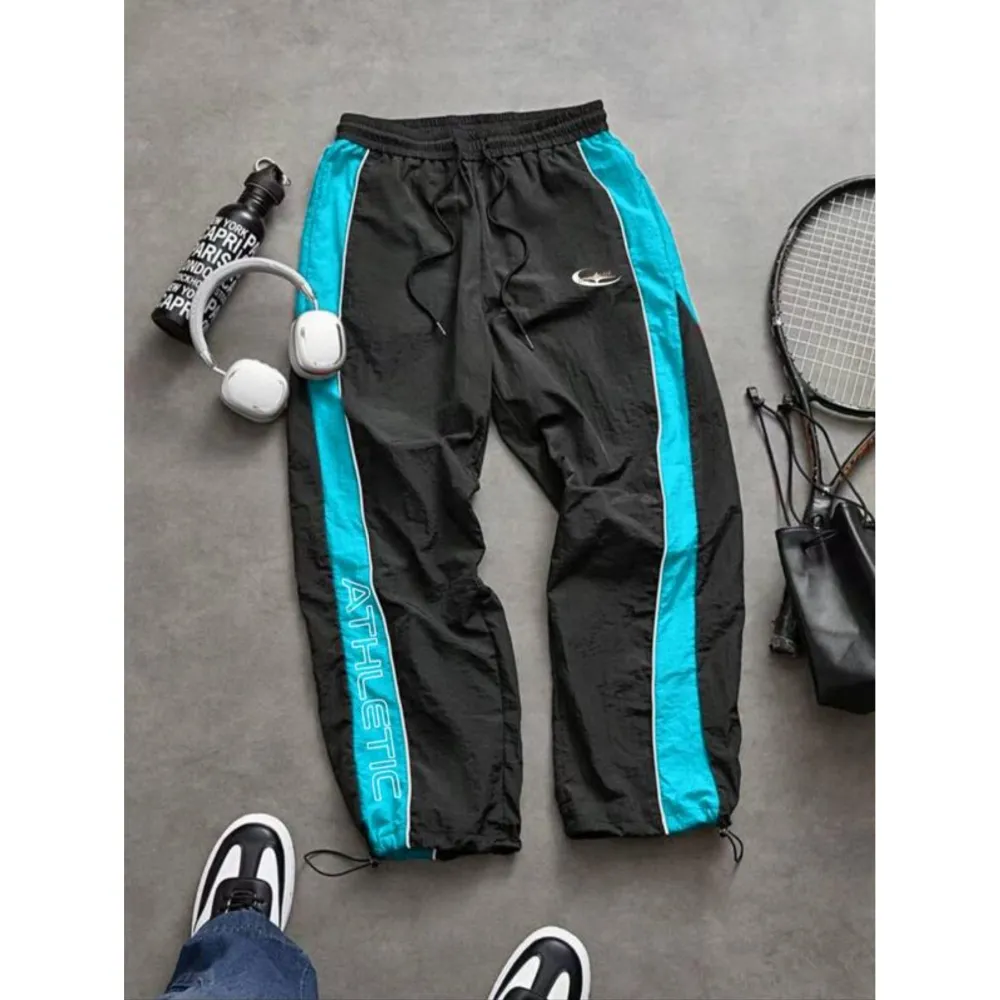 Unisex Casual Printed Elastic Cuff Sport Pants