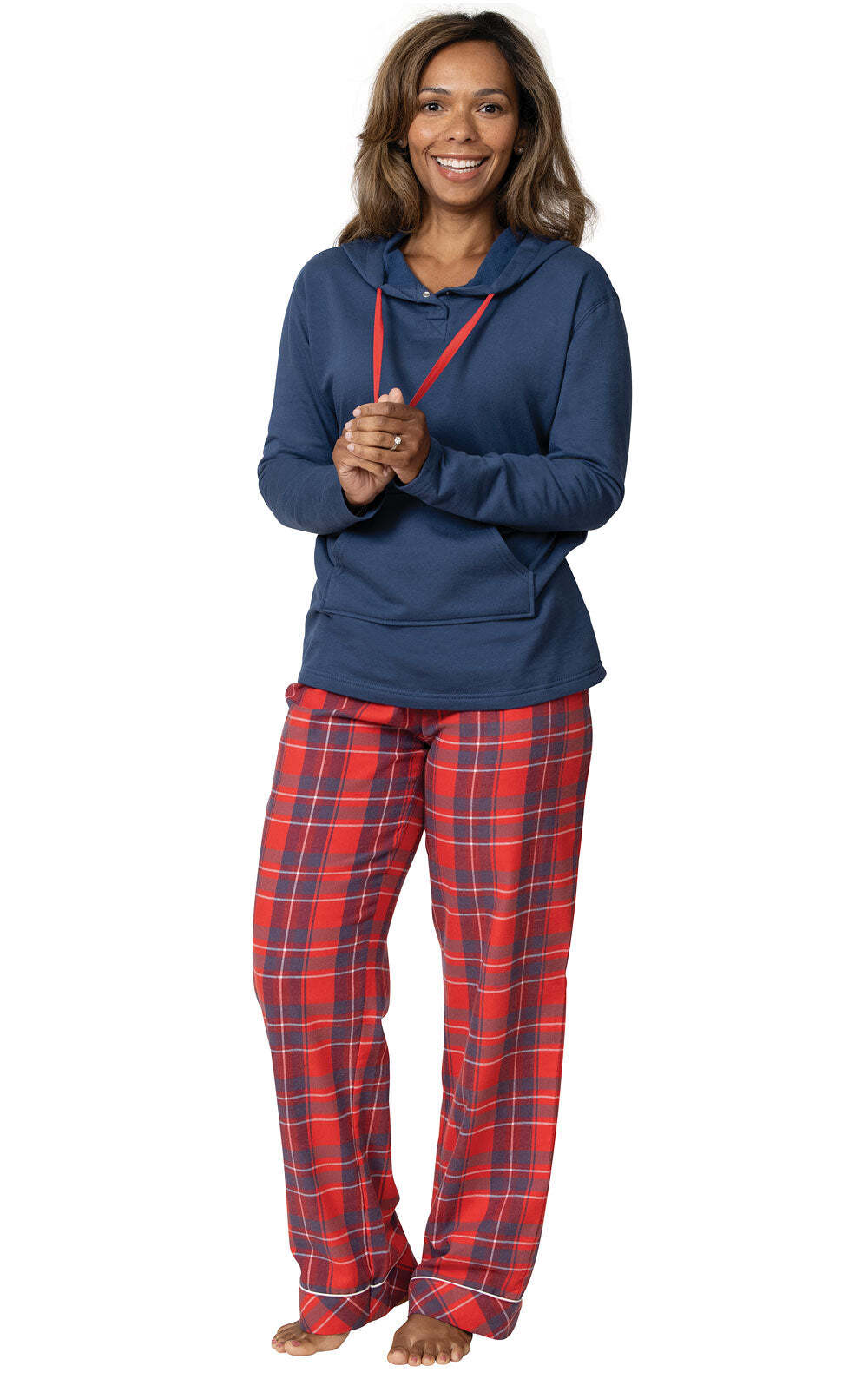 Americana Plaid Matching Family Pajamas
