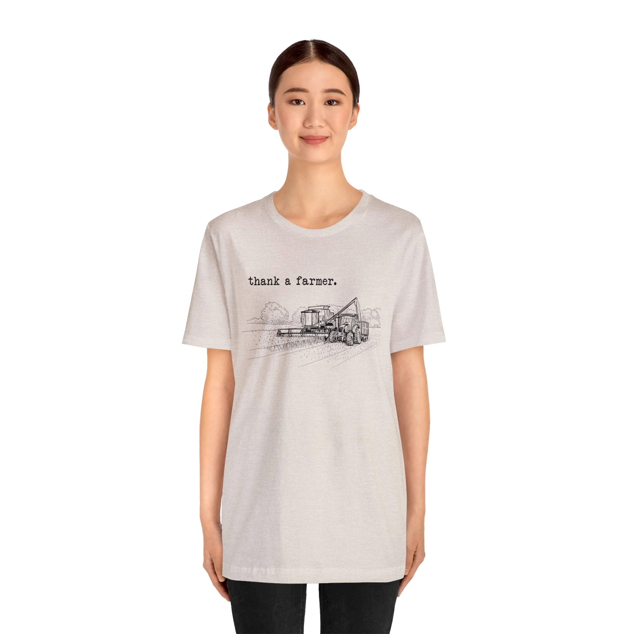 Thank a Farmer Unisex Jersey Short Sleeve Tee