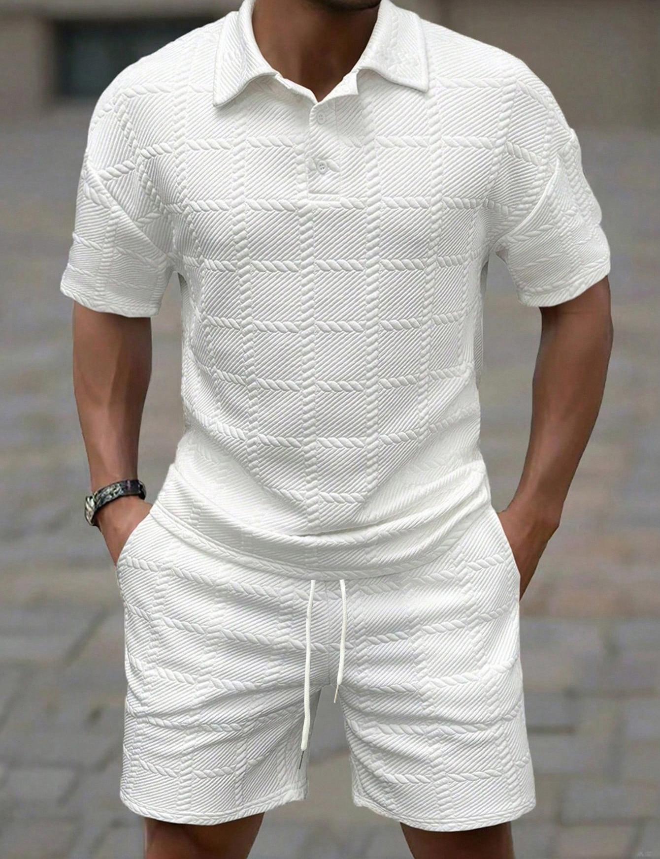 Men's Two-Piece Sets — Summer Solid-Color Formal & Casual Matching Sets