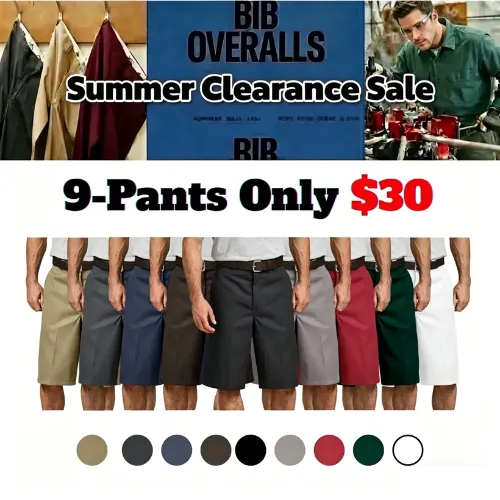 Final Day Deal! Classic Casual Cargo Shorts - Deep Phone Pocket, Loose Comfort