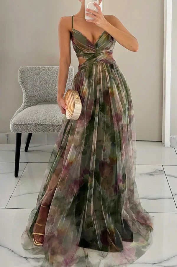 AdelineKarstar Elegant Spaghetti Strap Dress
