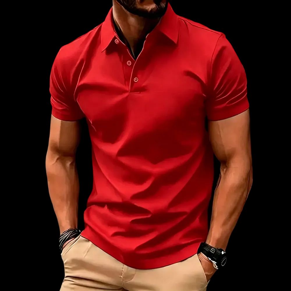 Men's Casual Business Polo Shirt