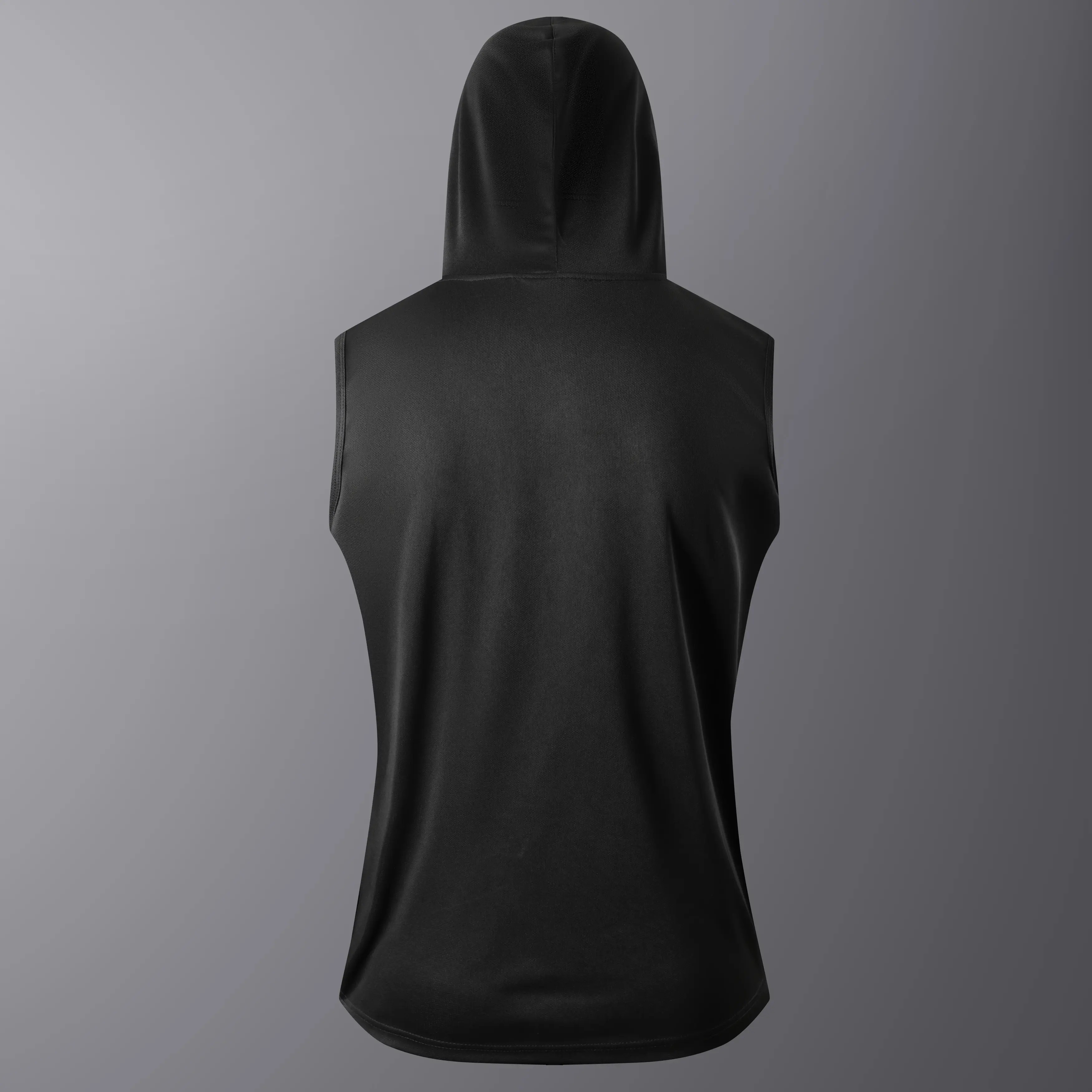 Men’s Quick-Dry Cooling Hooded Sleeveless Tops
