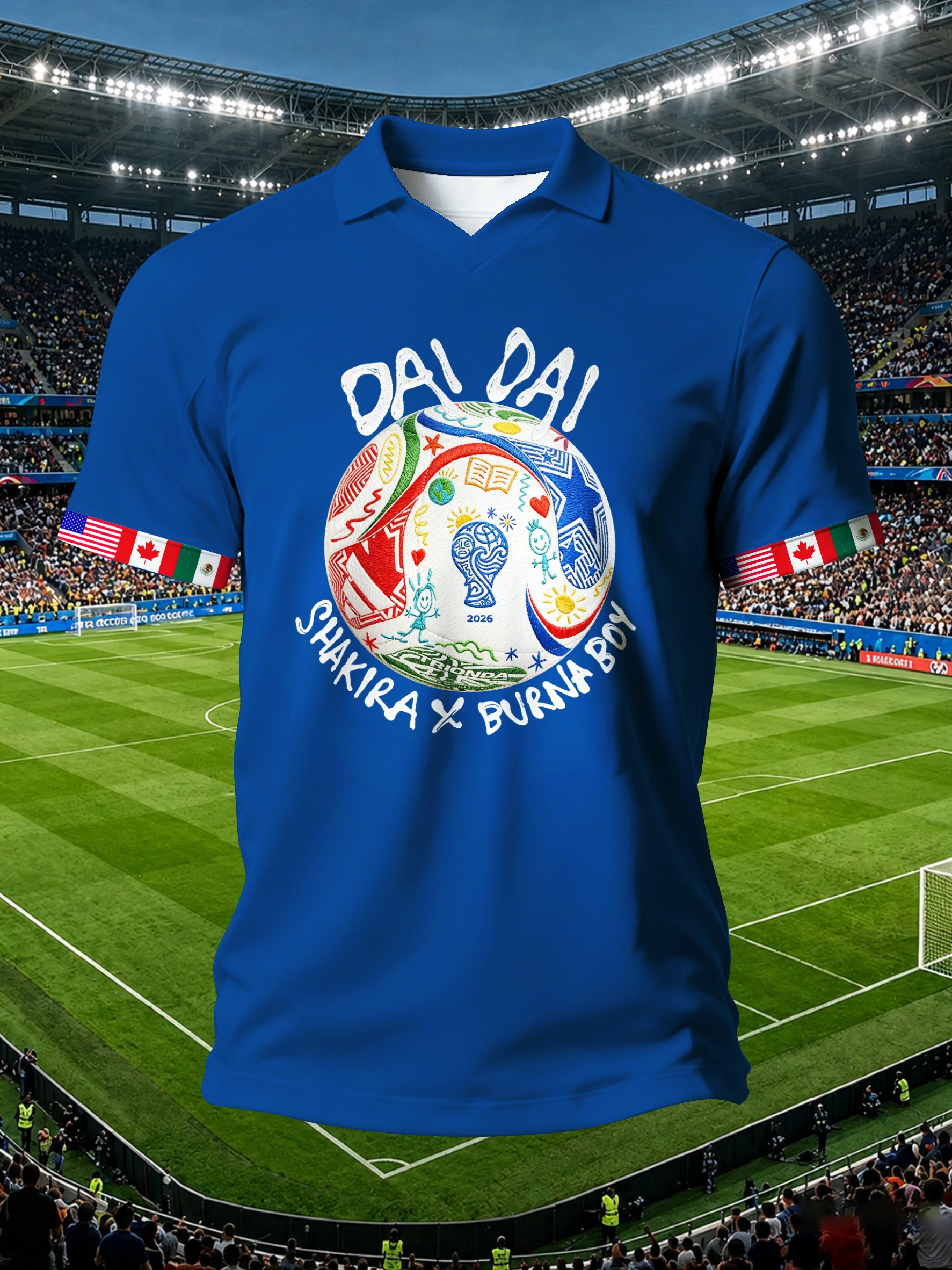 Men's Dai Dai Printed Casual T-shirt