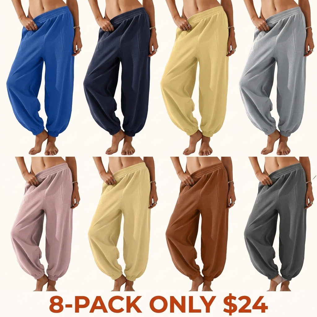 Women's loose wide-leg pants