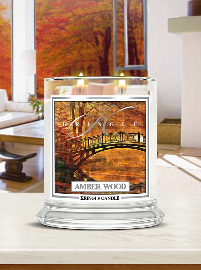 Amber Wood Medium Jar | Soy Candle