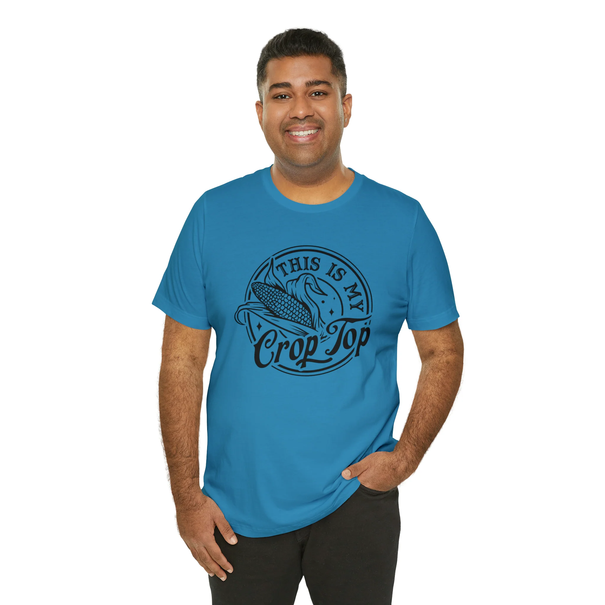 Crop Top Unisex Jersey Short Sleeve Tee