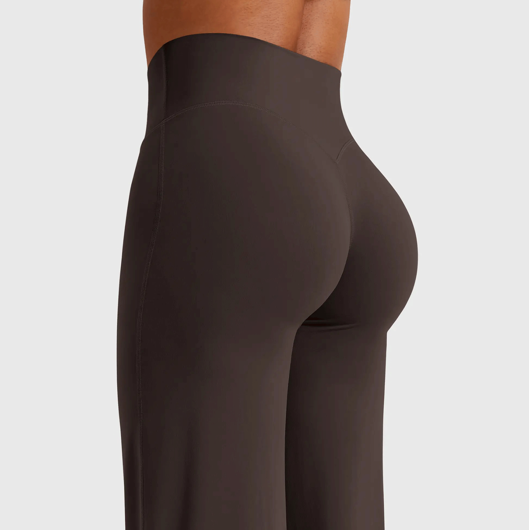 Leggings High-Waist Straight-Leg No Front Seam Buttery Soft Gym Yoga Pants for Women Fitness Tights