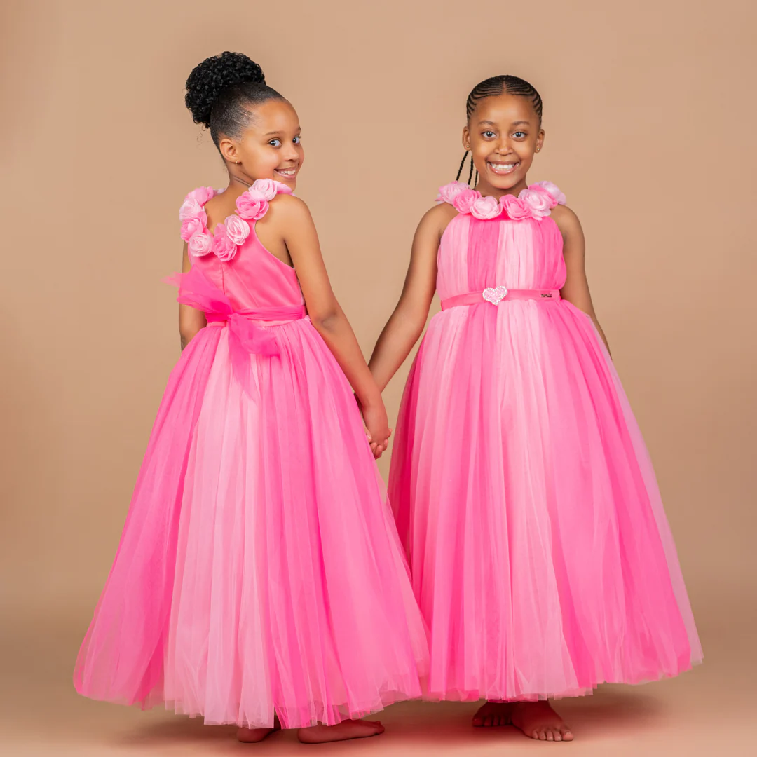 Pink Swirl Dress