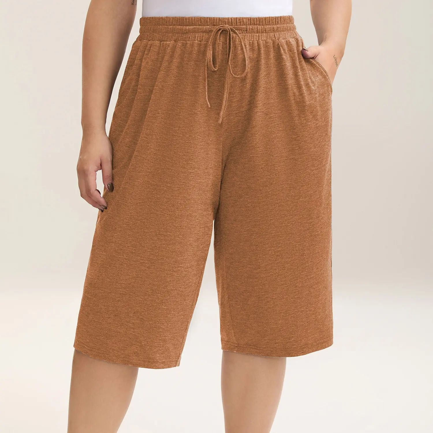 🔥LAST DAY SALE 90% OFF💕Wide-Leg Capri Lounge Baggy Pants