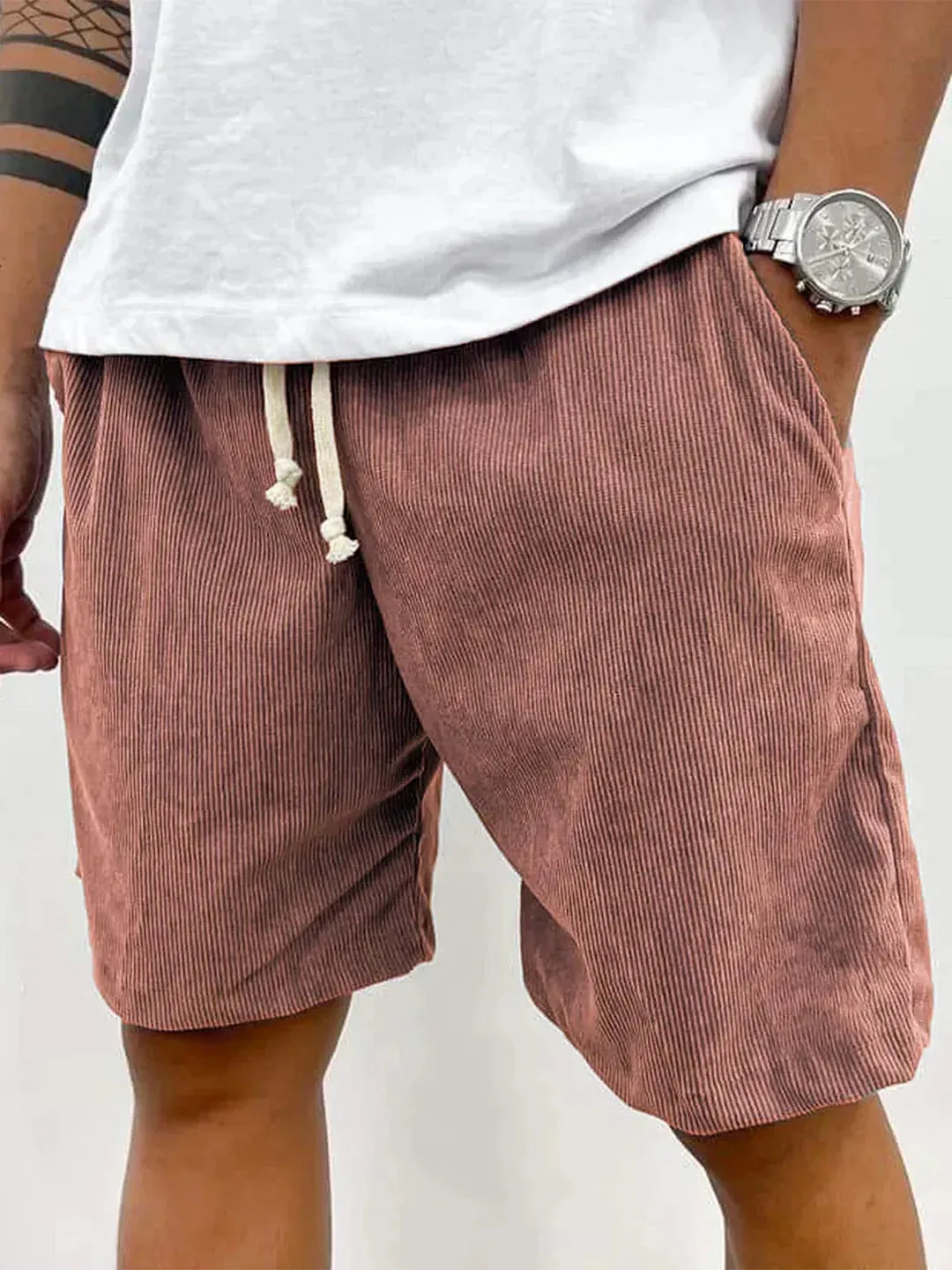 RL Casual Shorts-perfect for sunny strolls, brunch dates, or casual weekend adventures