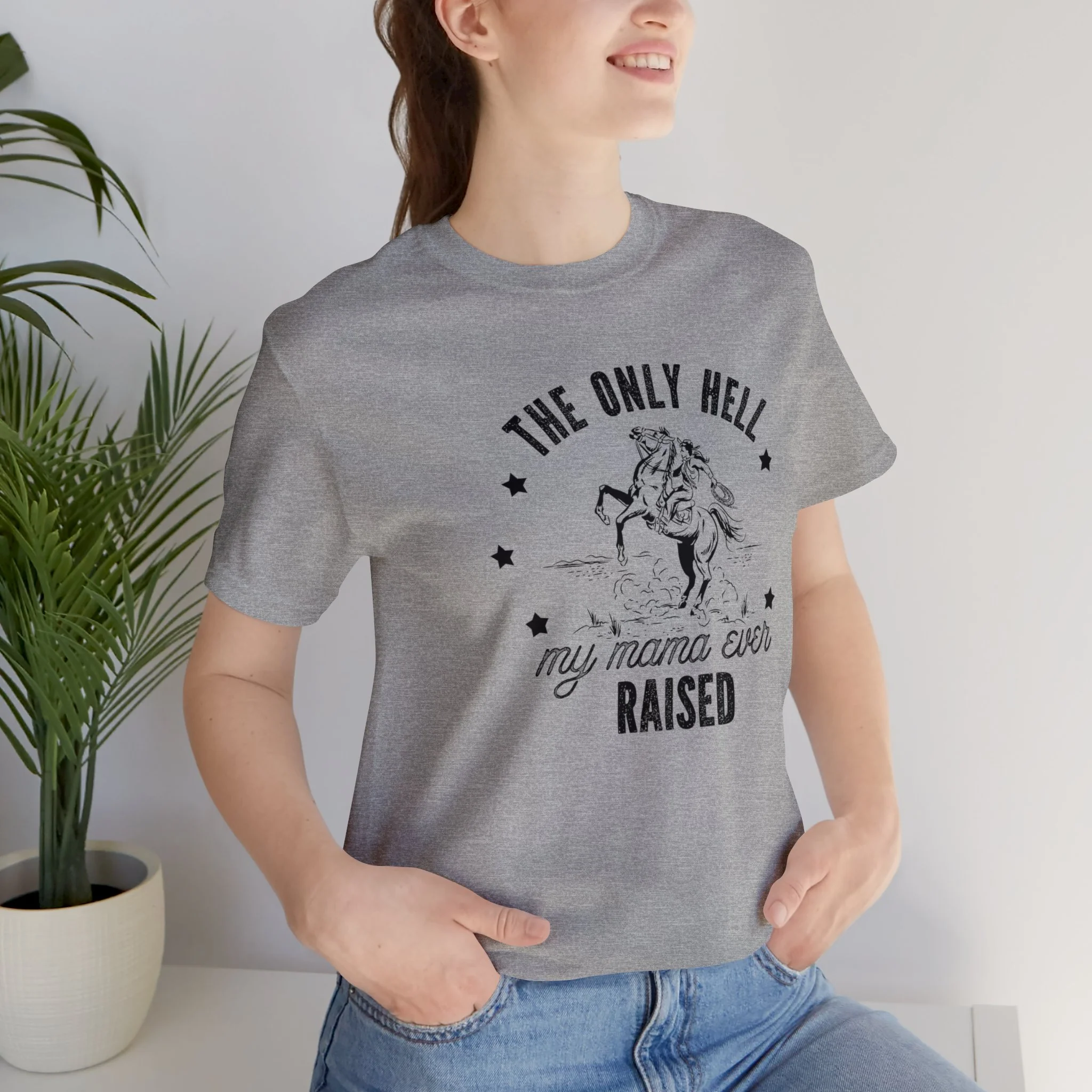 Mama Raised Hell Bella Canvas Unisex Jersey Tank