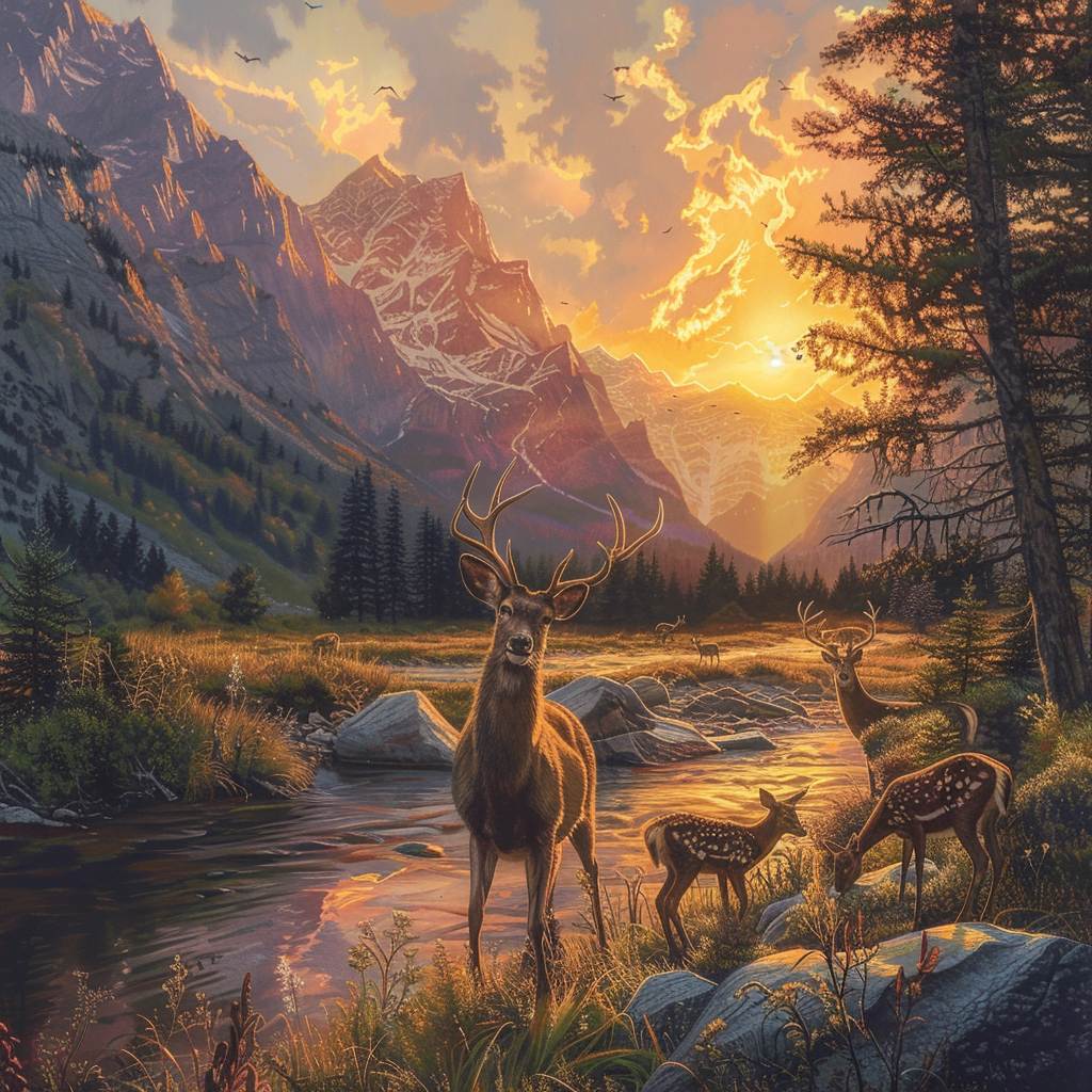 Guardians of the Valley - Diamond Painting