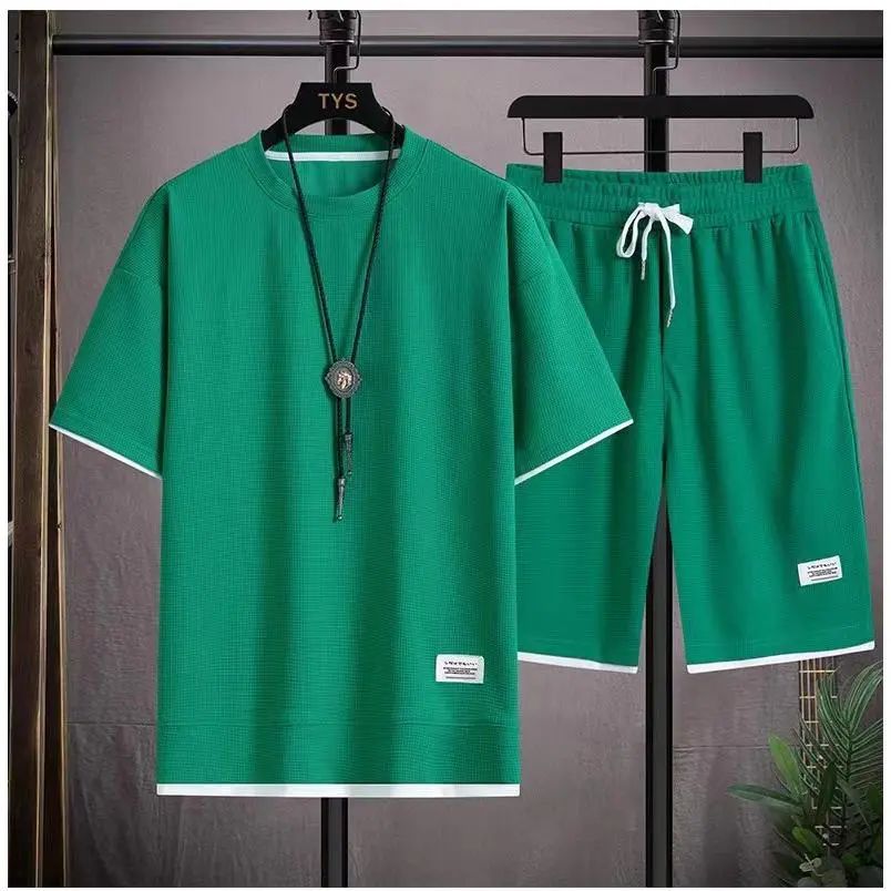 🔥Men’s 2-Piece Oversized Minimalist Drawstring Clothing Set