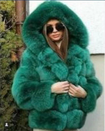 CALINE | Manteau Glamour En Fourrure