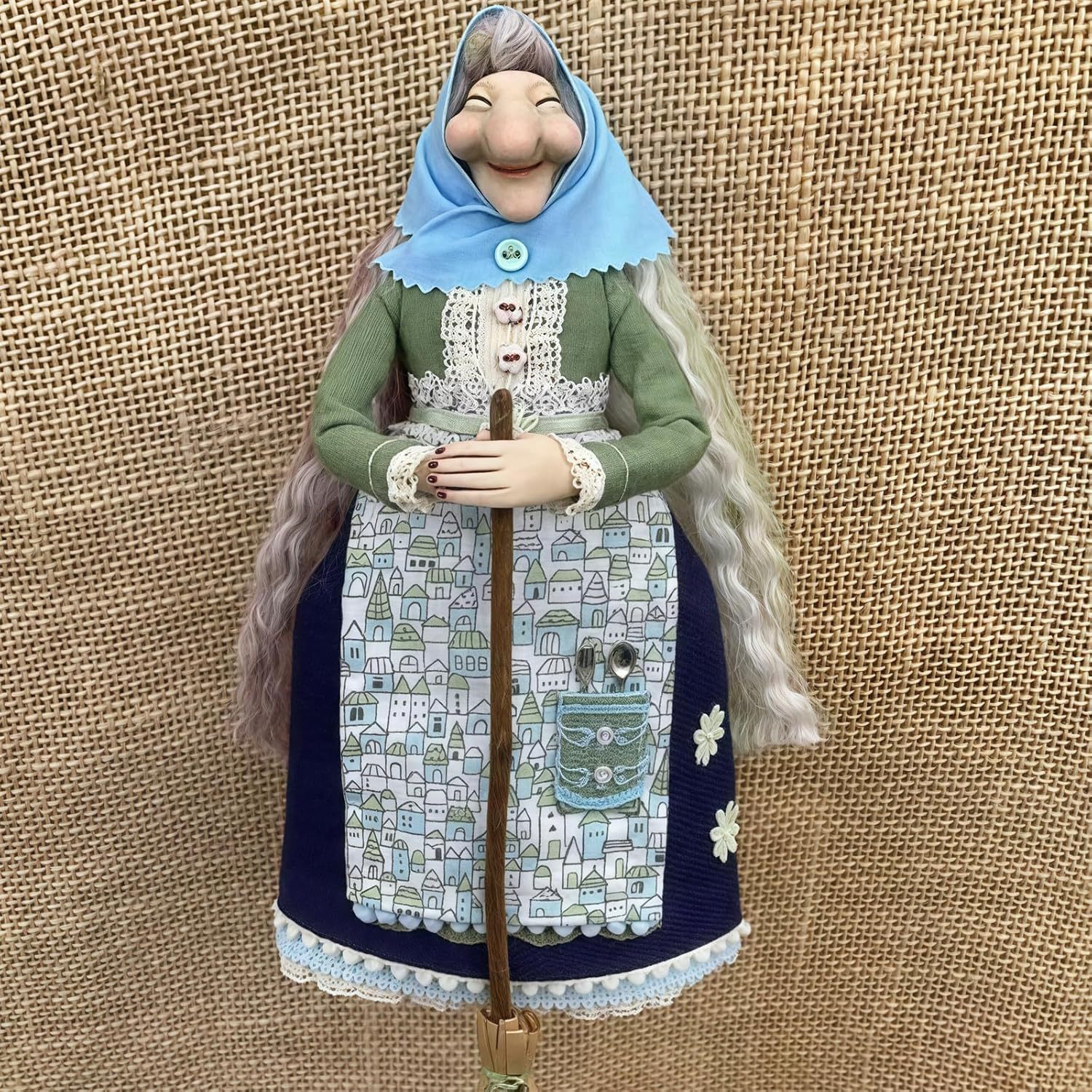 Handmade Kitchen Witch Doll  Your Kitchen's Lucky Charm & Whimsical Companion