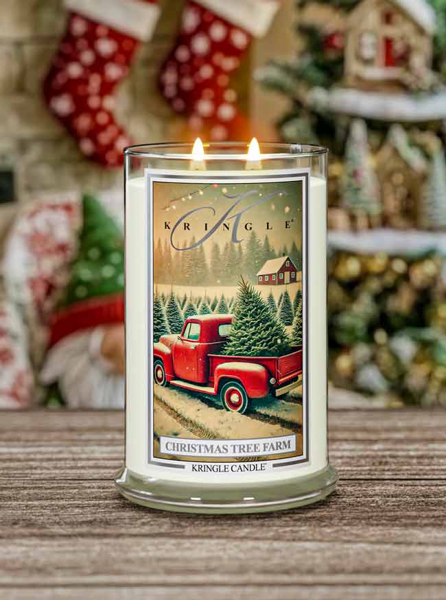 Christmas Tree Farm Large Jar | Soy candle