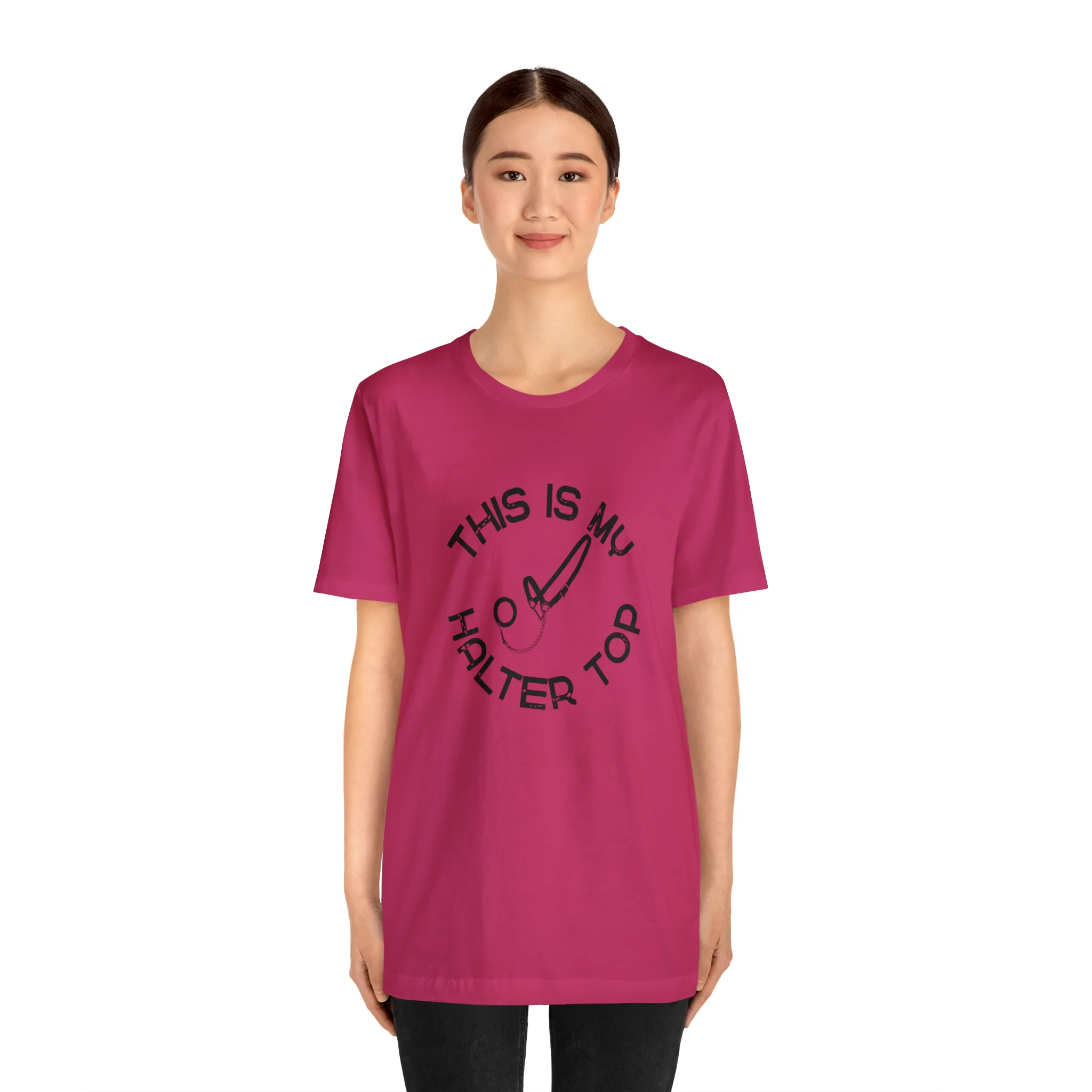 This is My Halter Top Unisex Jersey Short Sleeve Tee