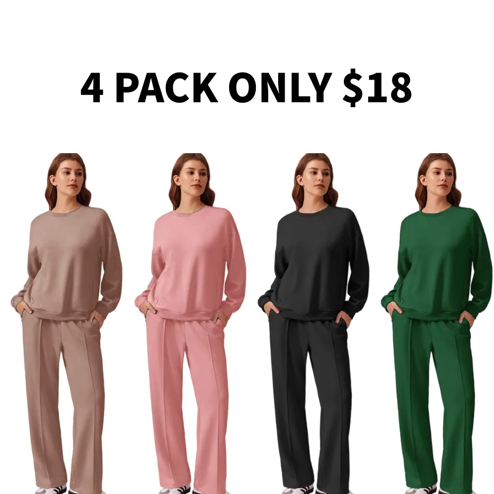 Two-Piece Long Sleeve Sweatshirt