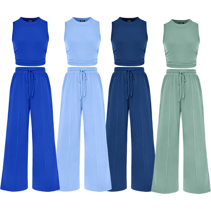 Women's Ribbed Knit Lounge Set
