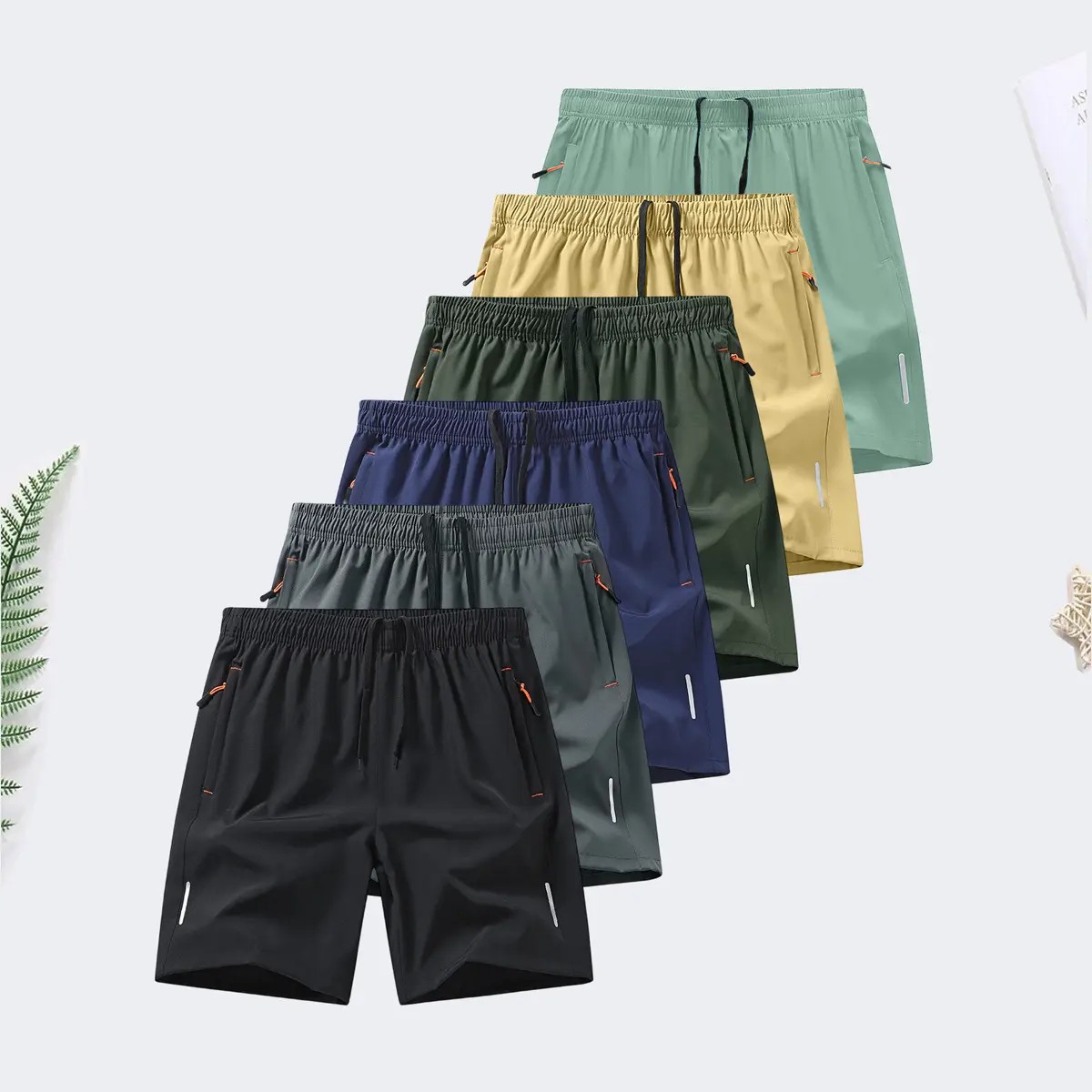 🔥Men's zipper pocket shorts