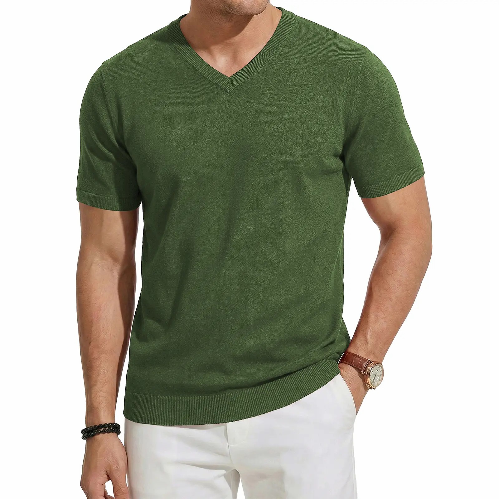 🔥 7-Pack Men's V-Neck Knit Sweaters| Only $24