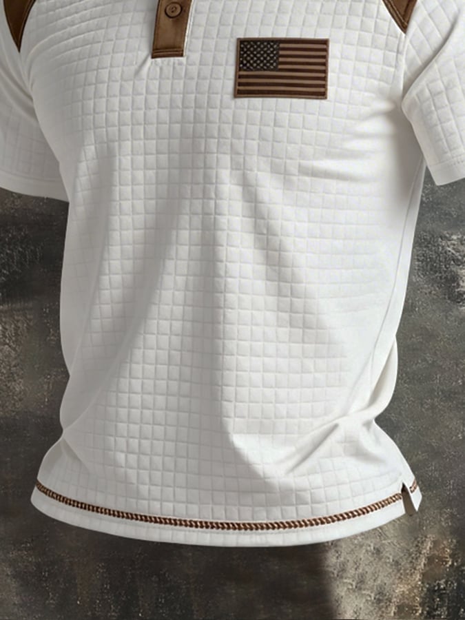 Men's Retro Color-Block 