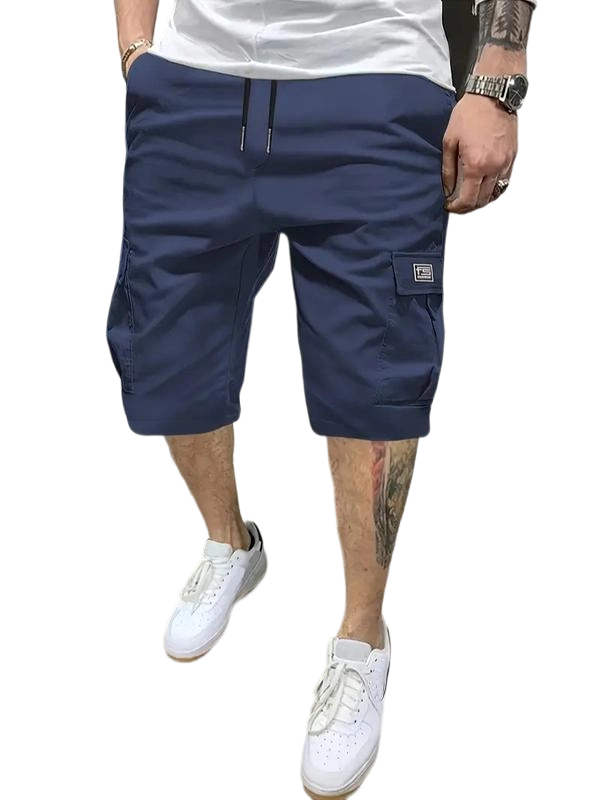 Men's Shorts with Slanted Pockets - Casual Multi-Pack