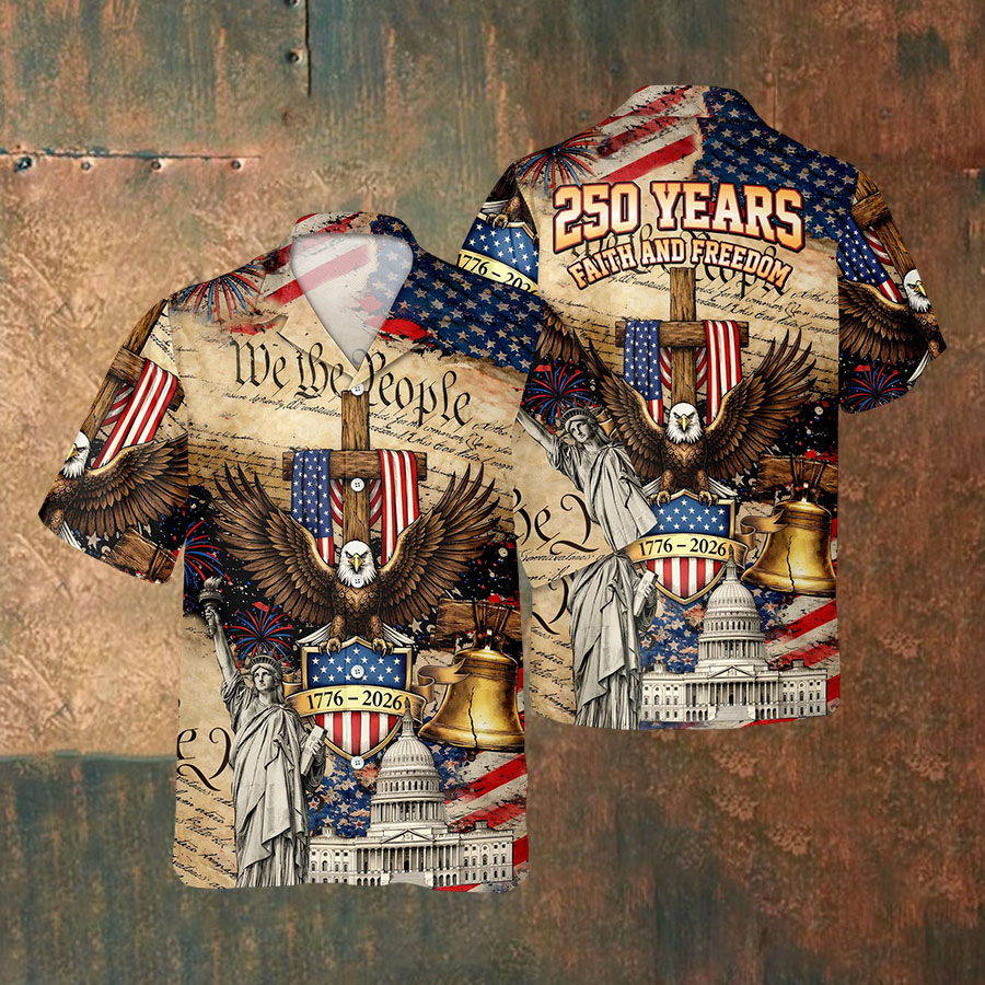 Men's 250 Years of Freedom Printed Shirt